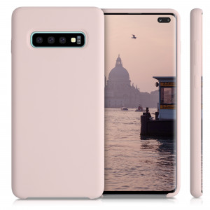 Husa pentru Samsung Galaxy S10 Plus, Silicon, Roz, 49028.52 - Img 2