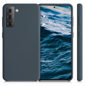 Husa pentru Samsung Galaxy S21, Silicon, Albastru, 54056.202 - Img 2