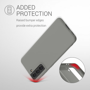 Husa pentru Samsung Galaxy S21, Silicon, Gri, 54055.155 - Img 7