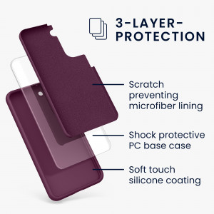 Husa pentru Samsung Galaxy S22 Plus, Silicon, Violet, 56761.187, kwmobile - Img 3