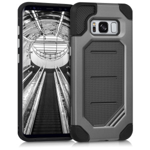 Husa pentru Samsung Galaxy S8, Silicon, Gri, 42163.73 - Img 1