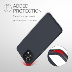 Husa pentru Xiaomi Mi 11 Lite 5G, Silicon, Albastru, 54726.186, kwmobile - Img 7
