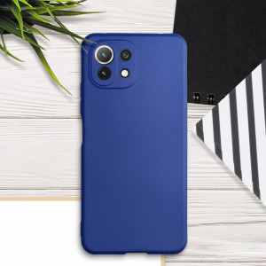 Husa pentru Xiaomi Mi 11 Lite 5G, Silicon, Albastru, 54727.64 - Img 3