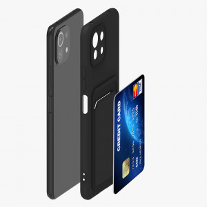 Husa pentru Xiaomi Mi 11 Lite 5G, Silicon, Negru, 56951.47, kwmobile - Img 7