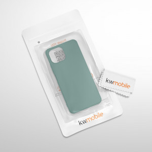 Husa pentru Xiaomi Mi 11 Lite 5G, Silicon, Verde, 54726.171, kwmobile - Img 8