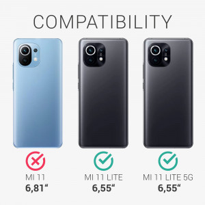 Husa pentru Xiaomi Mi 11 Lite 5G, Silicon, Verde, 54730.57 - Img 5
