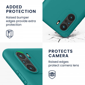 Husa pentru Xiaomi Mi 11i / Poco F3, Silicon, Verde, 57026.57, kwmobile - Img 4