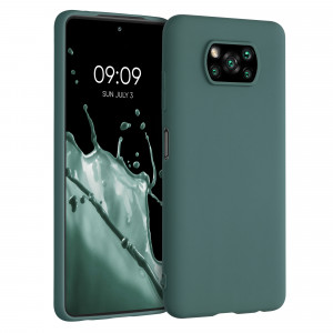Husa pentru Xiaomi Poco X3 NFC / Poco X3 Pro, Silicon, Verde, 53482.171, kwmobile - Img 1
