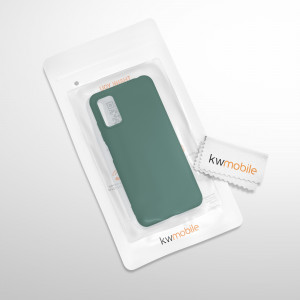Husa pentru Xiaomi Redmi Note 10 5G, Silicon, Verde, 54947.171, kwmobile - Img 8