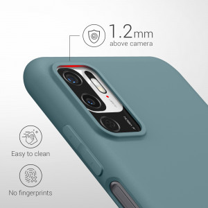 Husa pentru Xiaomi Redmi Note 10 5G, Silicon, Verde, 54947.207, kwmobile - Img 4