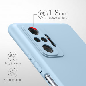 Husa pentru Xiaomi Redmi Note 10 Pro, Silicon, Albastru, 54551.58 - Img 4