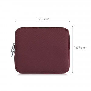 Husa Universala Kwmobile 7 - 8 inch pentru eBook, Visiniu, Textil, 57397.151 - Img 6