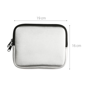 Husa Universala Kwmobile pentru eBook Reader de 7 inch, Argintiu, Neopren, KWM0000151W010C - Img 5