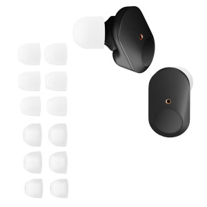 Set 14 Varfuri de schimb pentru casti Sony WF-1000XM3/WF-1000XM4, Kwmobile, Alb, Silicon, 50710.02 - Img 2