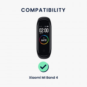 Set 2 Curele Kwmobile pentru Xiaomi Mi Band 4, Rosu/Verde, Silicon, 58889.04 - Img 6