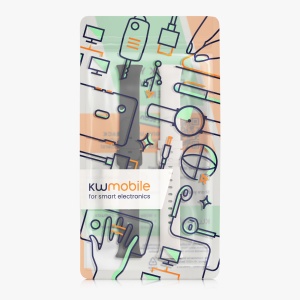 Set 2 Curele Kwmobile pentru Xiaomi Mi Band 7 Pro, Negru/Alb, Silicon, KWM0000176Z009C - Img 8