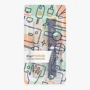 Set 2 Curele Kwmobile pentru Xiaomi Mi Watch/Mi Watch Color Sport, Bej/Albastru, Silicon, 58466.06 - Img 8
