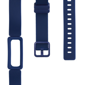 Set 2 Curele pentru Fitbit Ace 2, Kwmobile, Negru/Albastru, Silicon, 50102.01 - Img 6