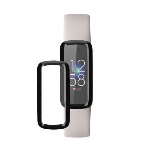 Set 2 Folii de protectie Kwmobile pentru Fitbit Luxe, Transparent/Negru, Polimer, KWM000024WN001C - Img 1