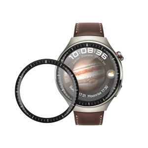 Set 2 Folii de protectie Kwmobile pentru Huawei Watch 4 Pro, Transparent/Negru, Polimer, KWM000024VZ001C - Img 1