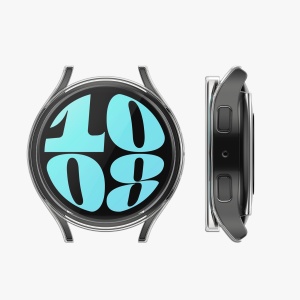 Set 2 Huse Kwmobile pentru Samsung Galaxy Watch 6, Transparent, Silicon, KWM000024TG001C - Img 6
