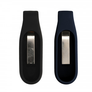 Set 2 Huse pentru Xiaomi Mi Band 7/Mi Band 6/Mi Band 5, Kwmobile, Negru/Albastru, Silicon, 59313.02 - Img 5