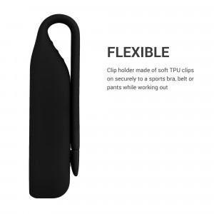 Set 2 Huse pentru Xiaomi Mi Band 7/Mi Band 6/Mi Band 5, Kwmobile, Negru/Alb, Silicon, 59313.03 - Img 4