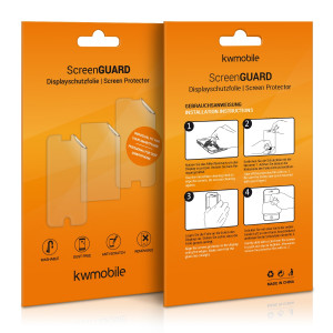 Set 3 Folii de protectie pentru Google Pixel 4a, kwmobile, Fata, Transparenta, 52471.1 - Img 6