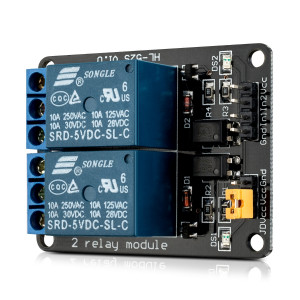 Set 3 Module releu cu 2 canale pentru Arduino Raspberry Pi, Kwmobile, Multicolor, Componente electronice, 38813 - Img 5