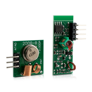 Set 3 Module wireless 433 MHz pentru Arduino si Raspberry Pi, Kwmobile, Verde, Componente electronice, 38819 - Img 5