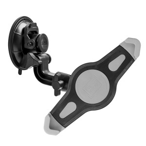 Suport auto universal pentru tableta 7-8", Kwmobile, Negru/Gri, Plastic, 23752.1 - Img 3