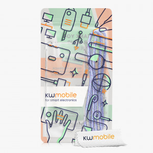 Bumper kwmobile pentru Google Pixel 4a 5G, Silicon, Transparent/Mov, 53652.108 - Img 7