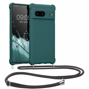 Bumper kwmobile pentru Google Pixel 7, Silicon, Verde, 59966.78 - Img 1
