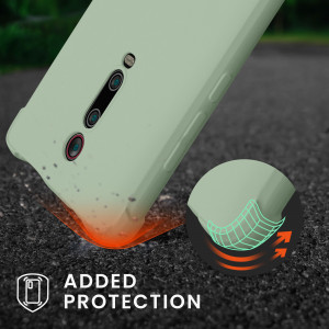 Bumper kwmobile pentru Xiaomi Mi 9T Pro/Redmi K20 Pro, Silicon, Verde, 59625.172 - Img 3