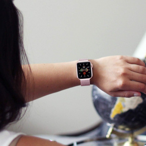 Curea Tech-Protect Milaneseband pentru Apple Watch 4/5/6/7/8/9/SE (38/40/41 Mm) Negru - Img 3
