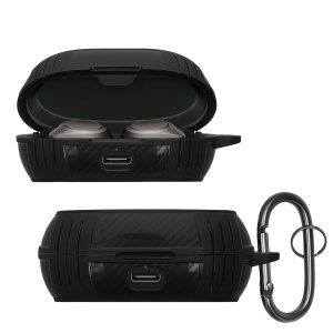 Husa Casti Kwmobile pentru Jabra Elite 7 Pro/Elite 7 Active, Negru, Silicon, KWM0000253X001C - Img 1