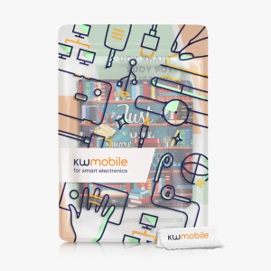 Husa cu buzunar Kwmobile pentru Onyx Boox Leaf 2, Multicolor, Piele ecologica, KWM000023PT001C - Img 8