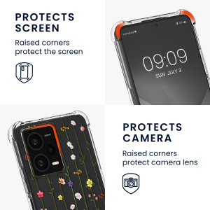 Husa Kwmobile cu jnur pentru Xiaomi Redmi Note 12 Pro 5G, Multicolor, Silicon, KWM000018CU004C - Img 4