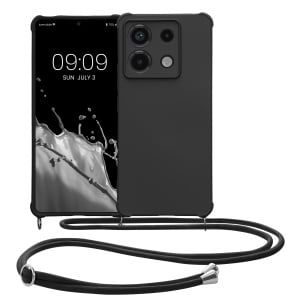 Husa Kwmobile cu jnur pentru Xiaomi Redmi Note 13 Pro 5G, Negru, Silicon, KWM000020NG003C - Img 2