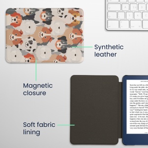 Husa Kwmobile pentru Amazon Kindle (2022), Multicolor, Piele ecologica, KWM000017LI021C - Img 6