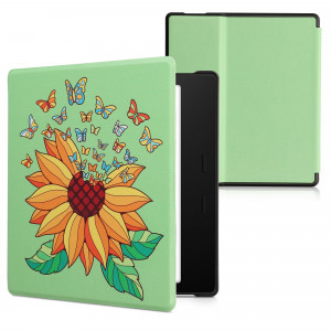 Husa kwmobile pentru Amazon Kindle Oasis 10, Piele ecologica, Multicolor, 49417.23 - Img 1
