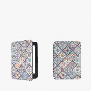 Husa kwmobile pentru Amazon Kindle Paperwhite 7, Piele ecologica, Multicolor, 23136.48 - Img 7