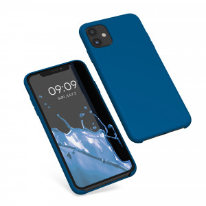 Husa Kwmobile pentru Apple iPhone 11, Silicon, Albastru, 49724.228 - Img 2