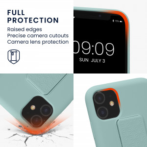 Husa kwmobile pentru Apple iPhone 11, Silicon, Verde, 58280.71 - Img 4