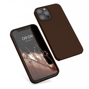 Husa kwmobile pentru Apple iPhone 12/iPhone 12 Pro, Silicon, Maro, 52641.247 - Img 2