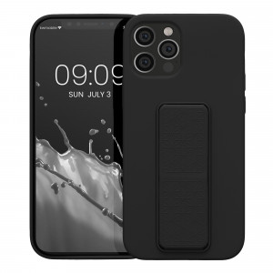 Husa Kwmobile pentru Apple iPhone 12/iPhone 12 Pro, Silicon, Negru, 58283.01 - Img 2