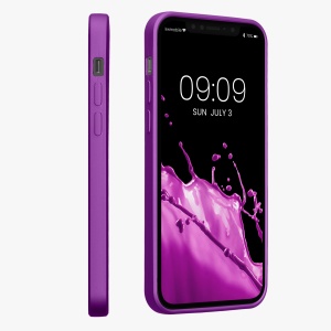 Husa Kwmobile pentru Apple iPhone 12/iPhone 12 Pro, Violet, Silicon, KWM000013WJ008C - Img 3