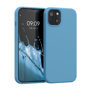 Husa Kwmobile pentru Apple iPhone 13, Albastru, Silicon, KWM000013OV098C - Img 1