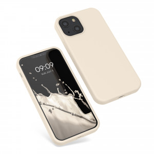 Husa Kwmobile pentru Apple iPhone 13 Mini, Bej, Silicon, 55877.204 - Img 2