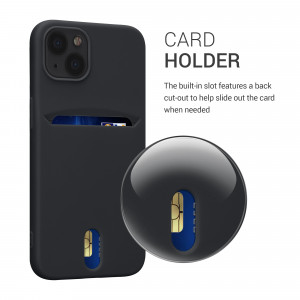 Husa Kwmobile pentru Apple iPhone 13, Silicon, Negru, 57748.01 - Img 4
